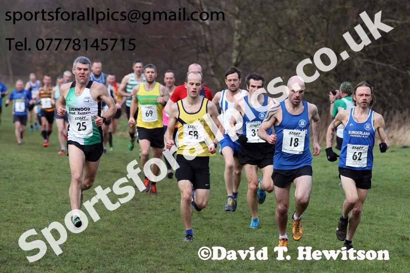 Mens 35 to 64s, 2018 North Eastern Masters, Darlington. Photo: David T. Hewitson/Sports for All Pics